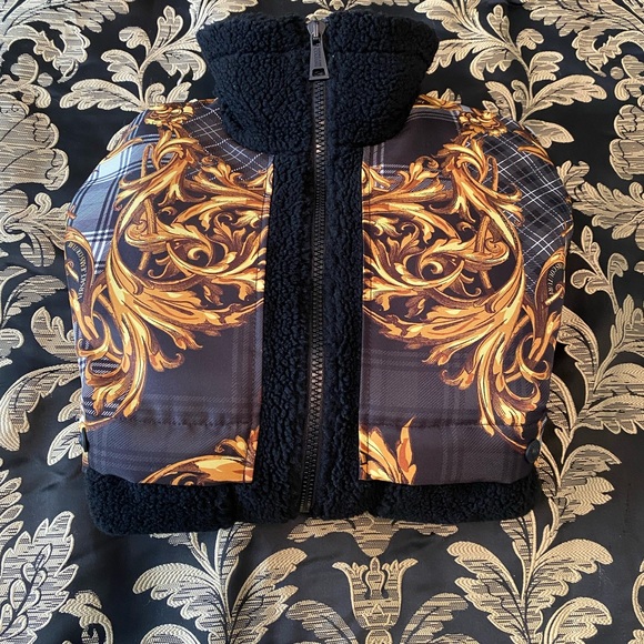 VERSACE JEANS COUTURE
Black Tartan Baroque Print Jacket - Picture 3 of 7